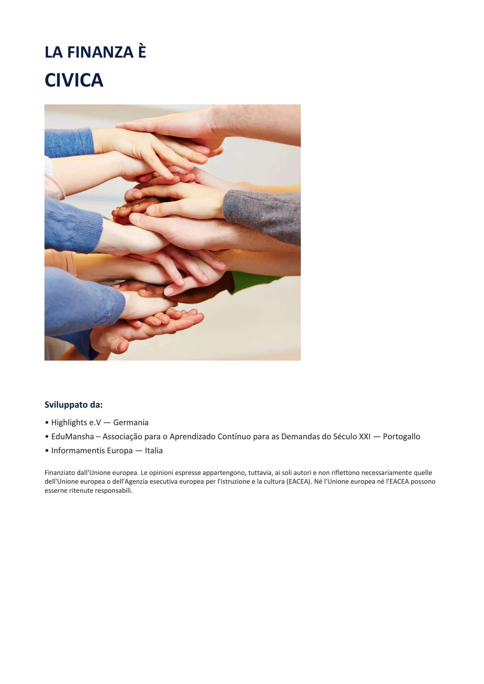 La finanza è civica, page 38 of 38