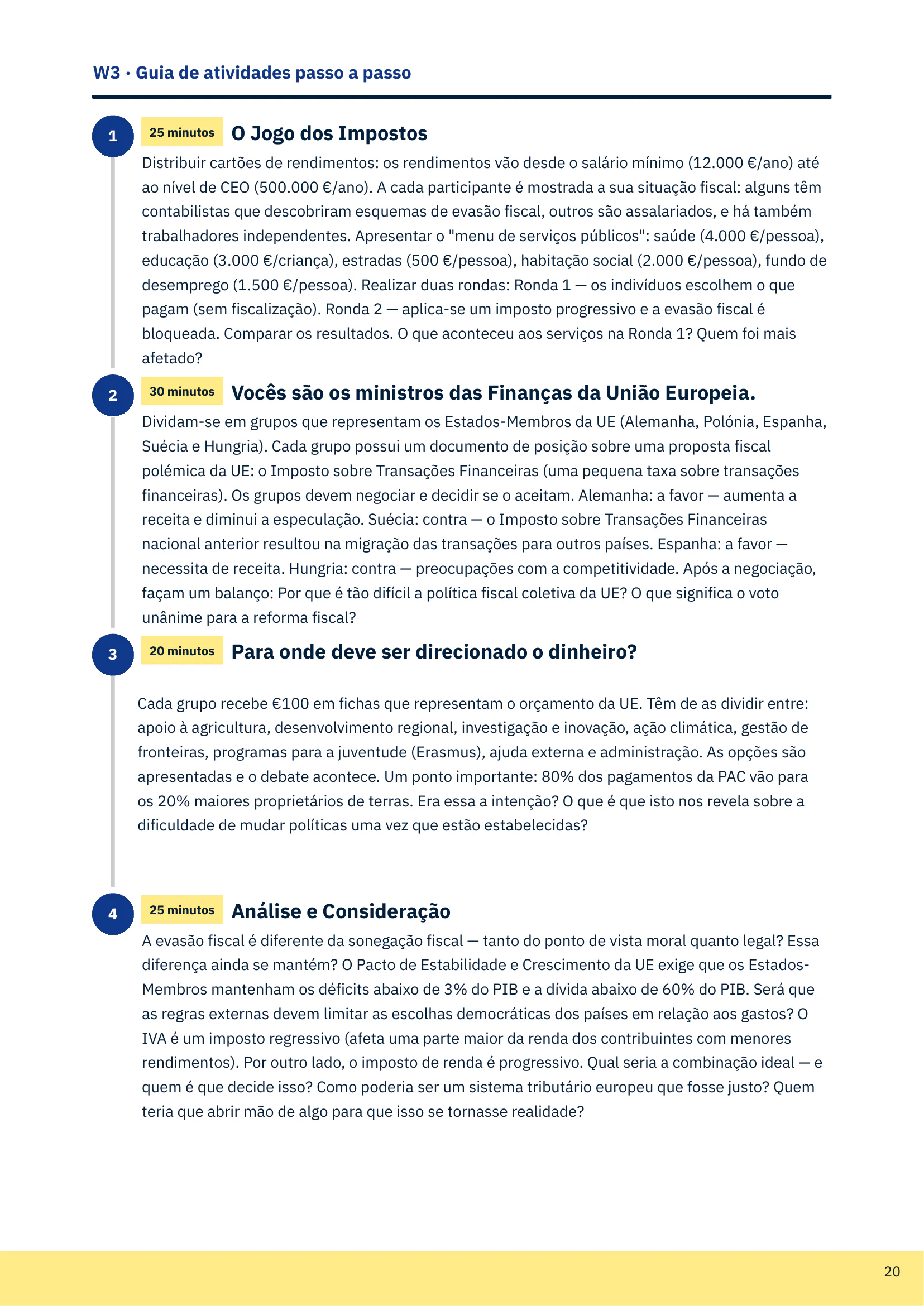 Finanças é Cívico, page 20 of 51