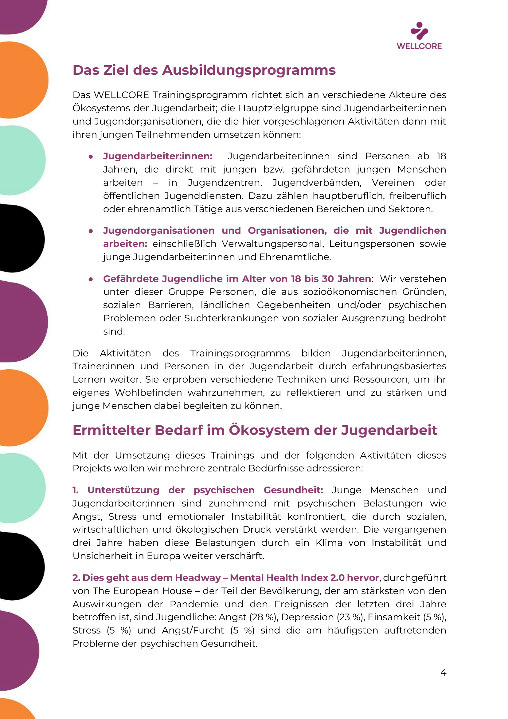 Trainingsprogramm, page 5 of 61