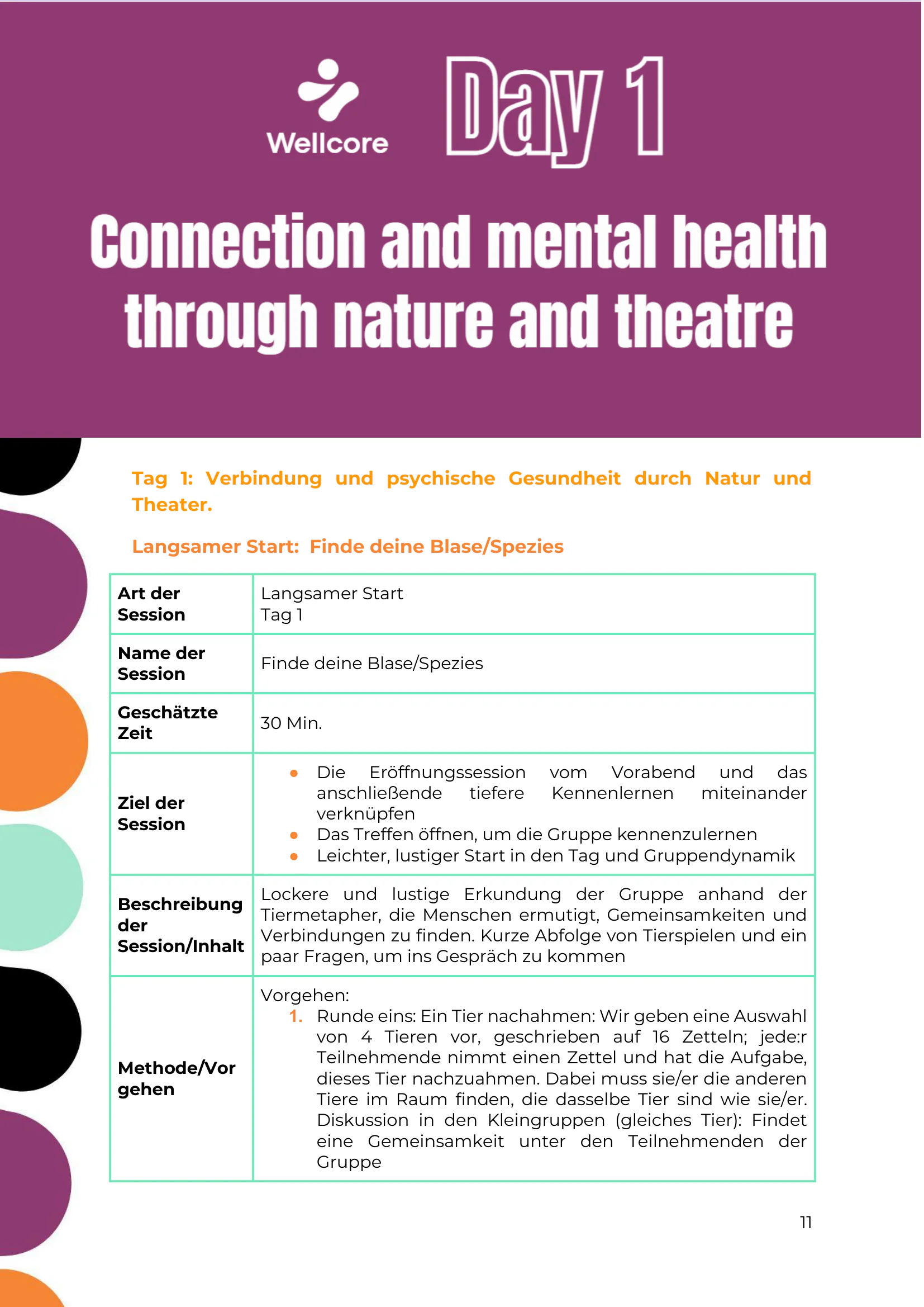 Trainingsprogramm, page 12 of 61