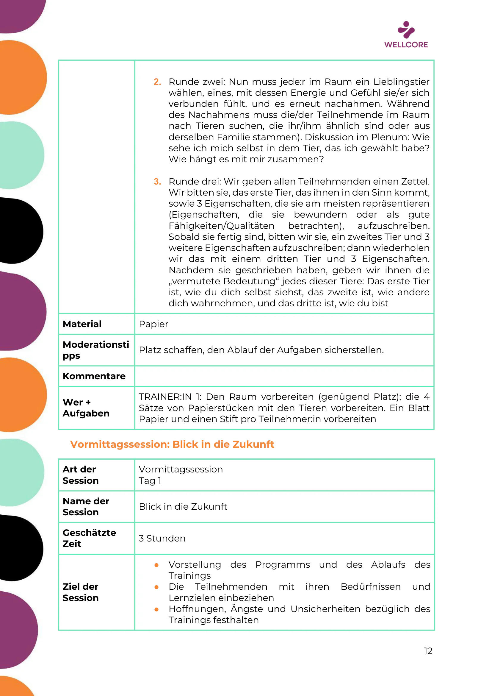 Trainingsprogramm, page 13 of 61