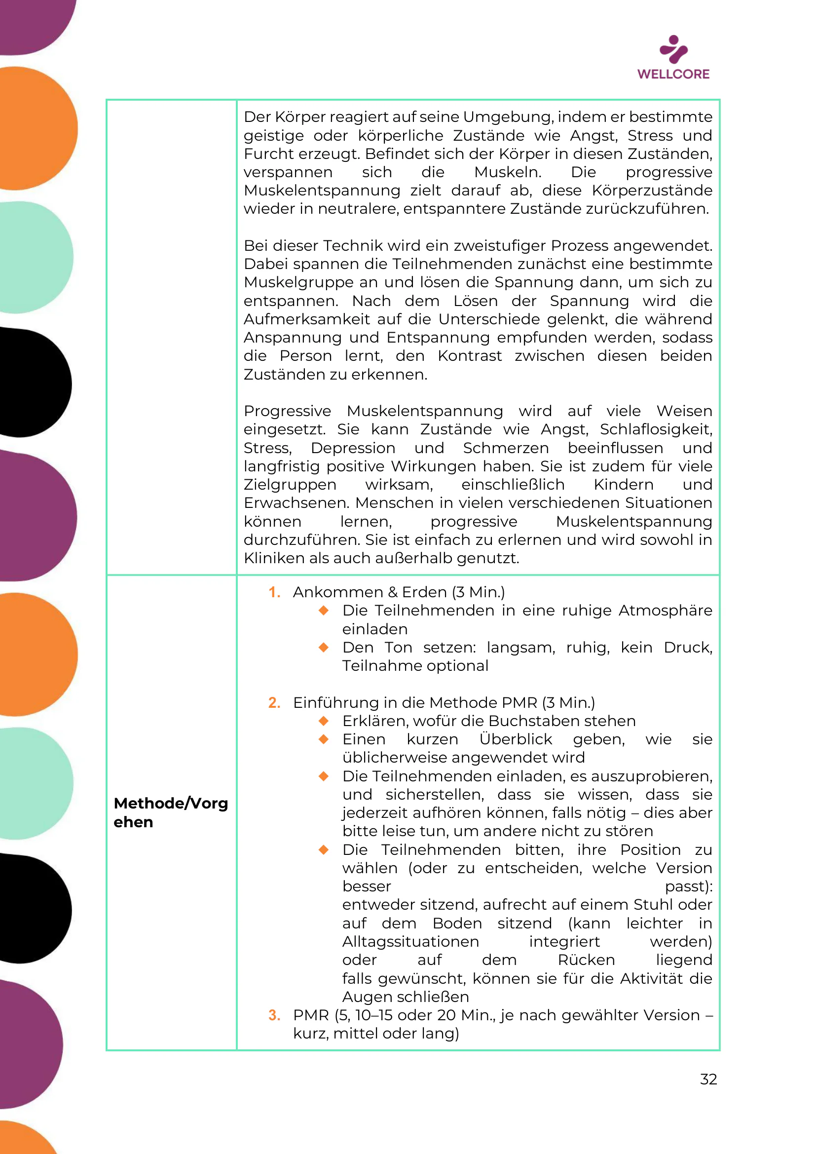 Trainingsprogramm, page 33 of 61