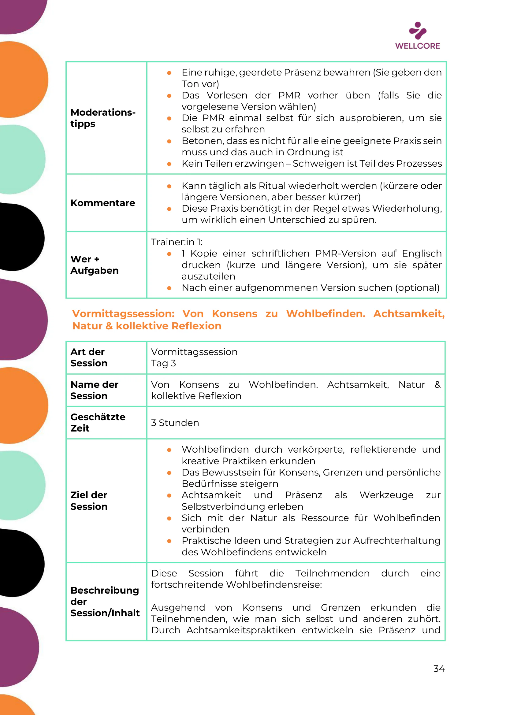 Trainingsprogramm, page 35 of 61