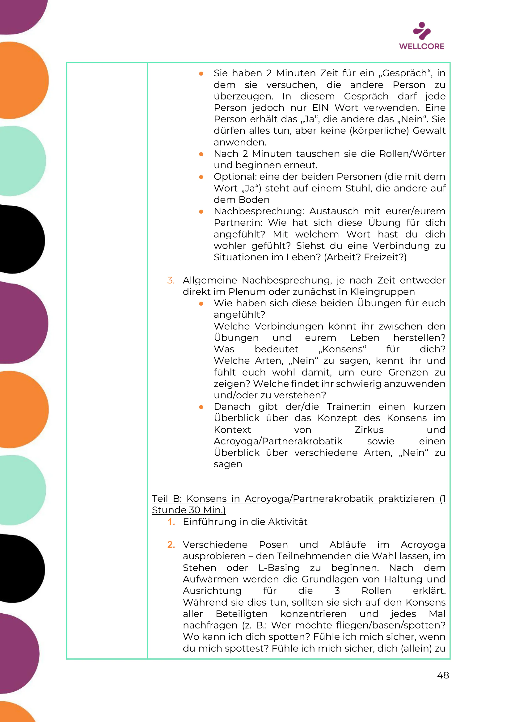 Trainingsprogramm, page 49 of 61