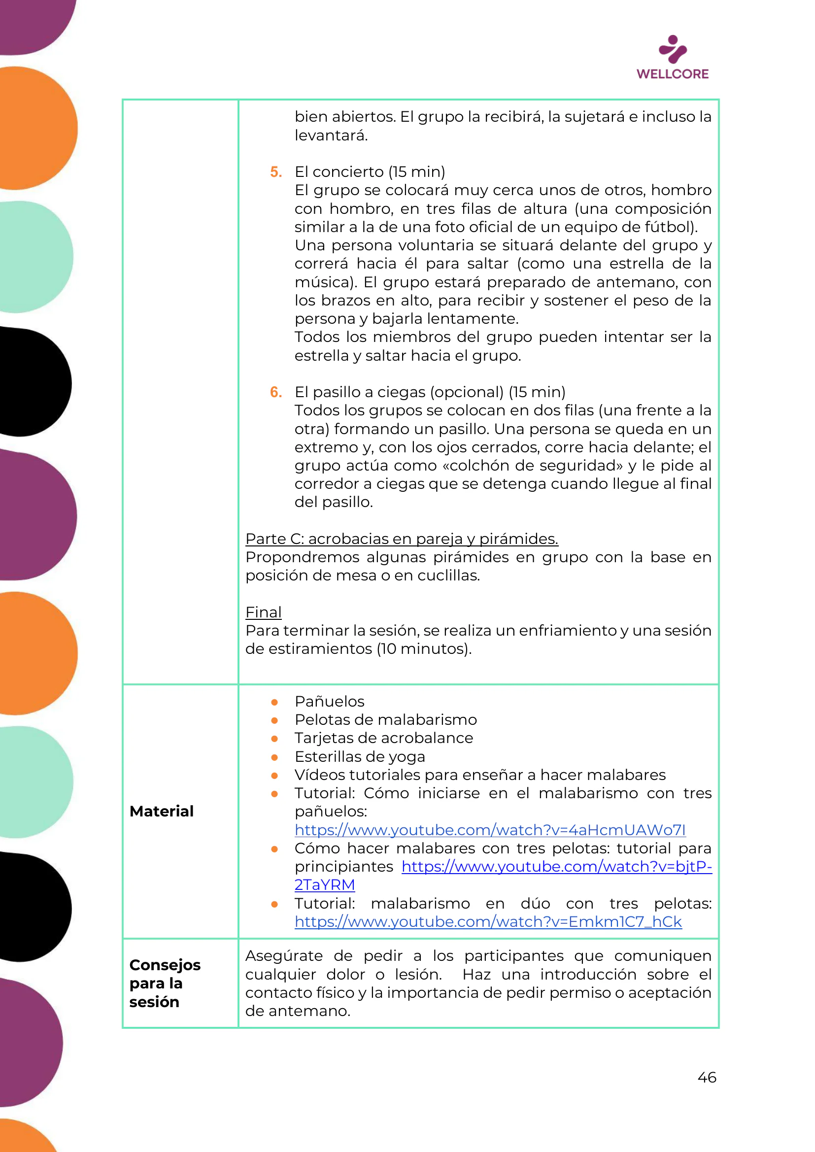 Programa de formación, page 47 of 62