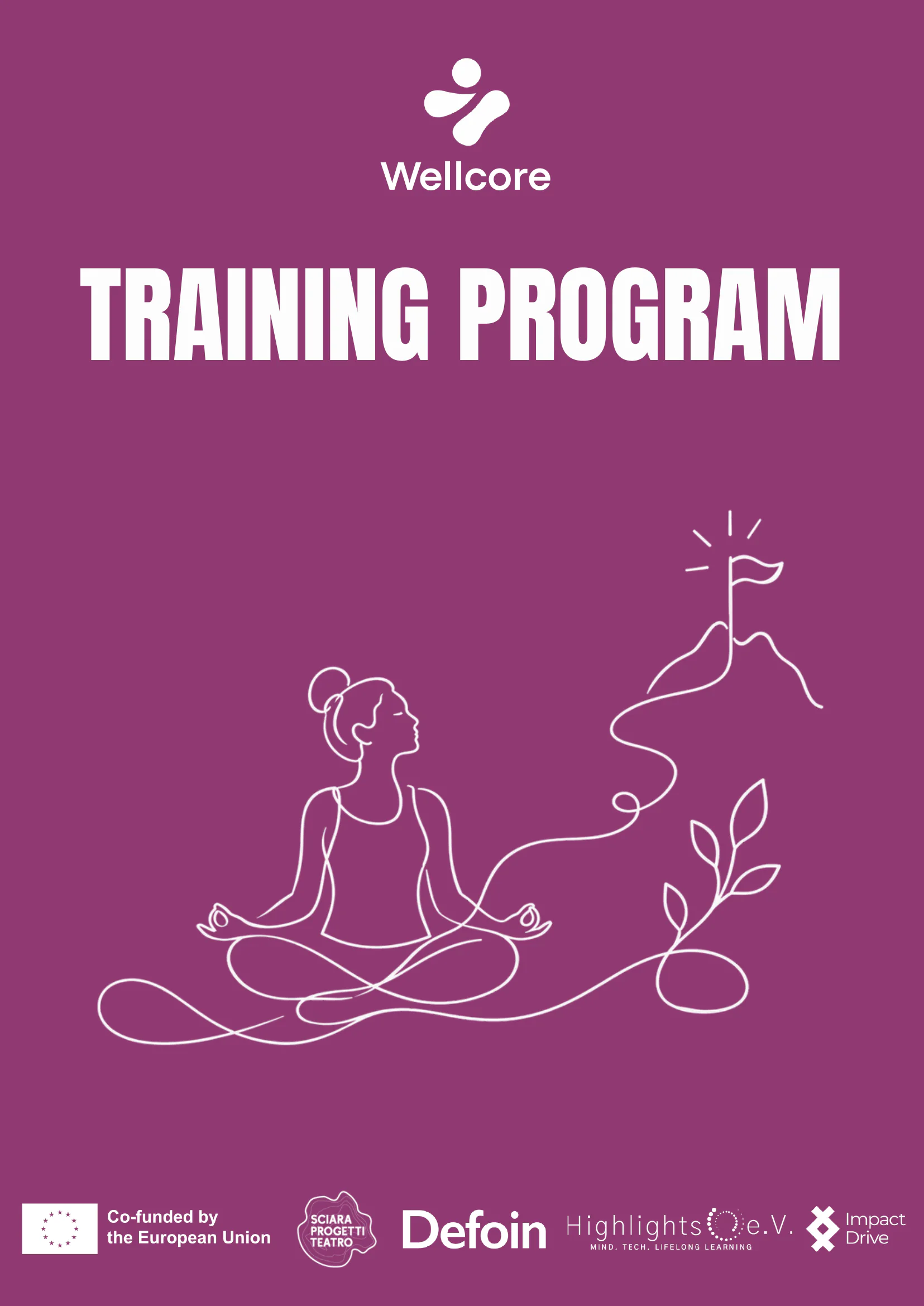 Cover of the WELLCORE Training Programme